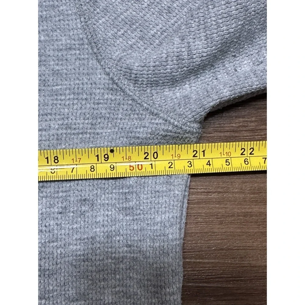 Polo Ralph Lauren Gray Waffle Knit Thermal Sleepwear Cotton Eagle Graphic Sz M